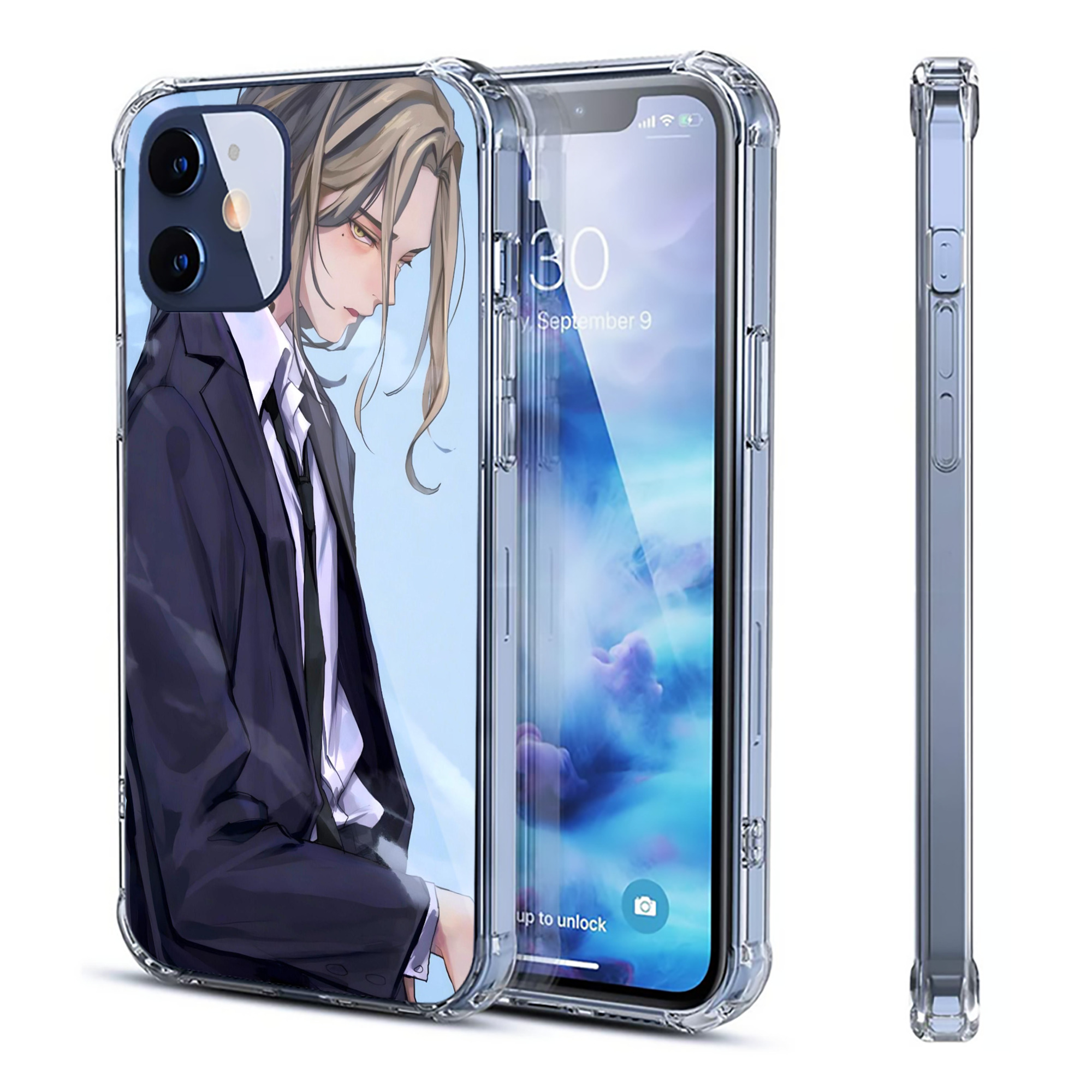 （画像用） 東京リベンジャーズ Tokyo Revengers 【iPhone 12シリーズ対応】透明スマホケース（クリアソフトケース）
